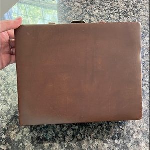 Vintage cassette briefcase with cassettes included.